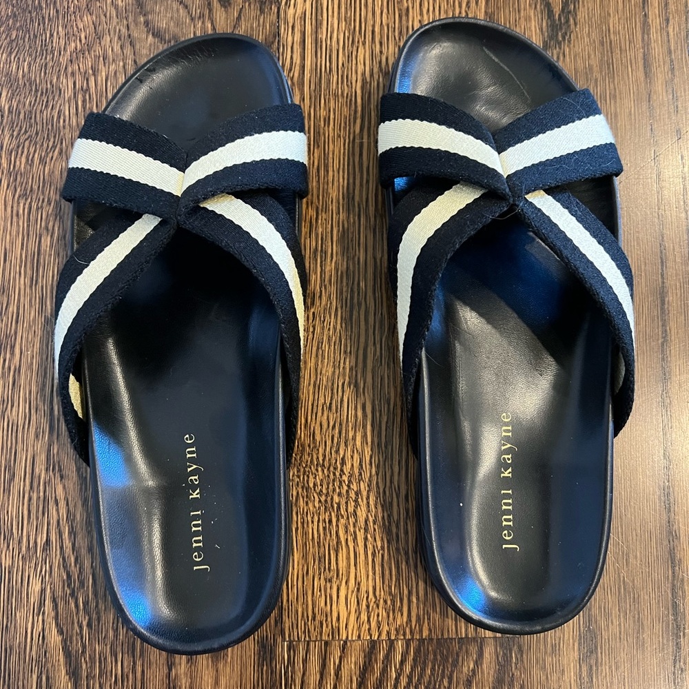 Jenni Kayne Cotton Crossover Sandal 39